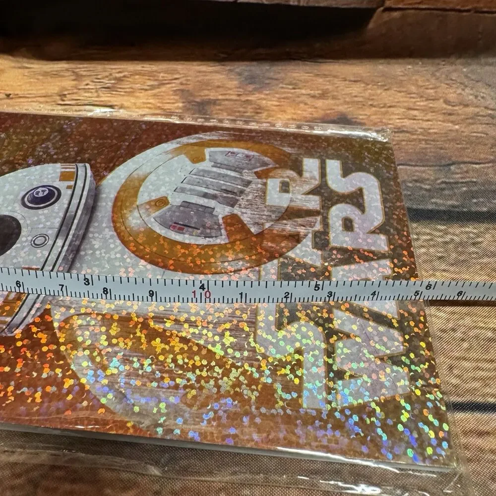 Star Wars BB-8 Holographic Journal Notebook 60 Sheets Tri-Coastal Disney NEW
